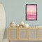 Stupell Industries Peachy Pink Sunset Framed Floater Canvas Wall Art Design by Nataly White